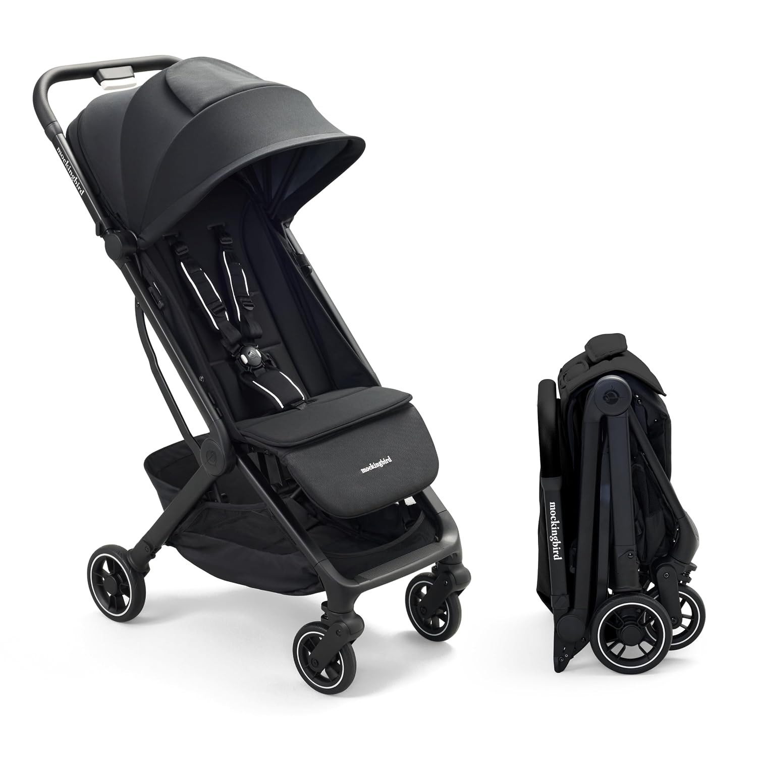 Mockingbird Travel Stroller, Compact, One-Hand Autofold, Black | Amazon (US)