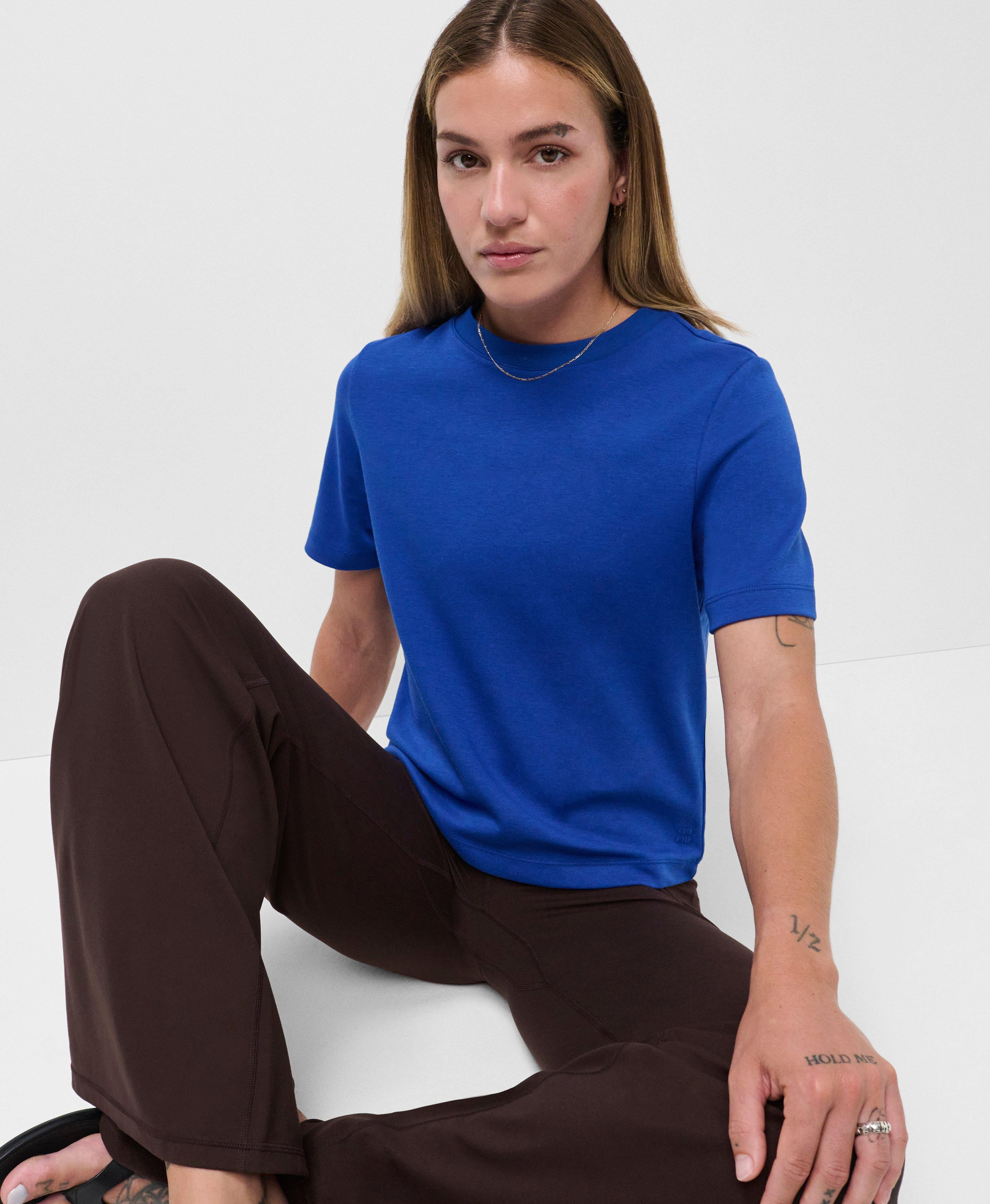 Elevated Cotton Boxy T-Shirt | Sweaty Betty UK
