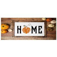 Home Sign. Fall Sign Autumn Harvest Pumpkin Home Fall Decor Autumn Signs In | Etsy (US)