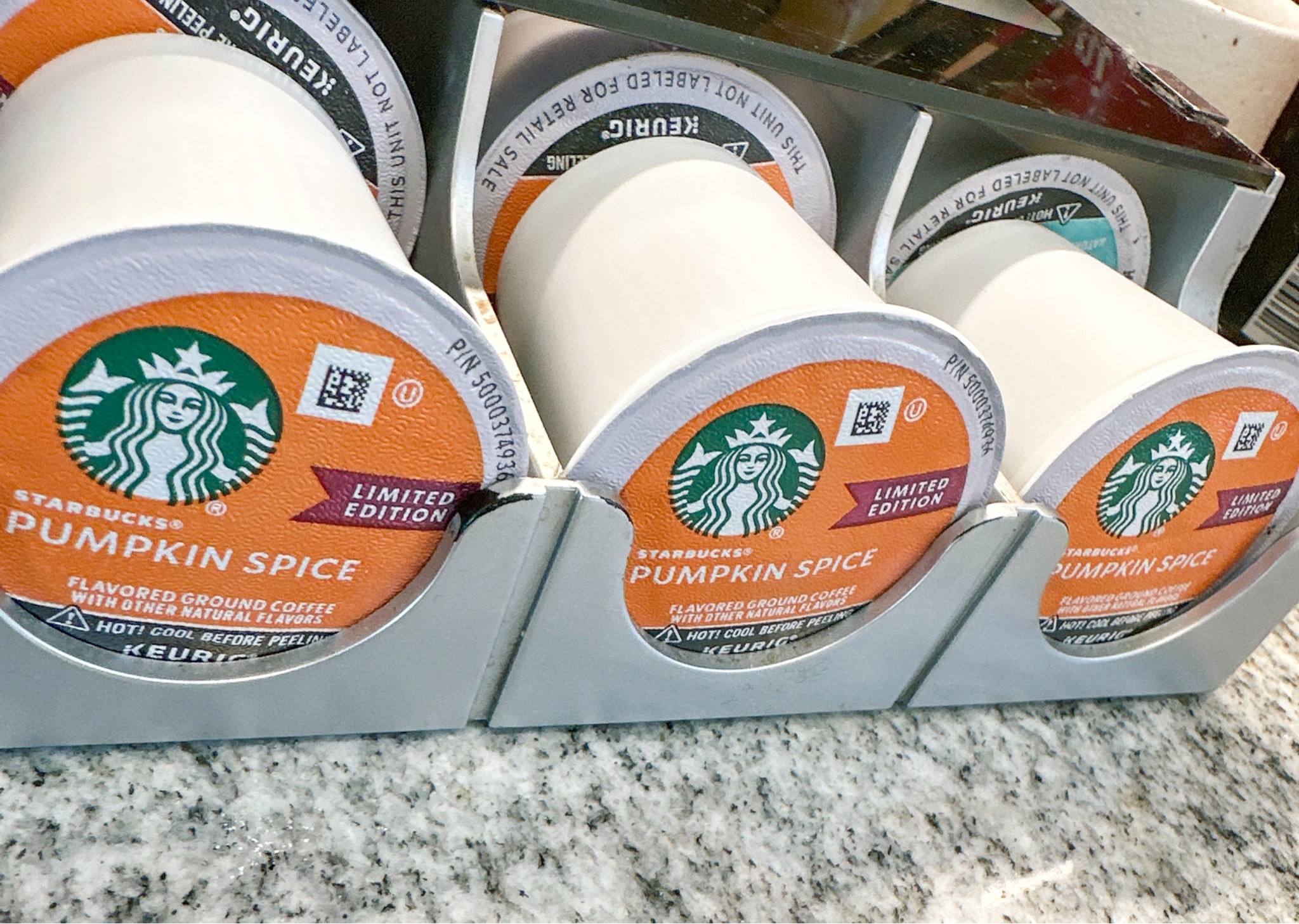 Starbucks K-cup Pumpkin Spice coffee at home. #coffee #kcup #fallcoffee #drinks #foodie 