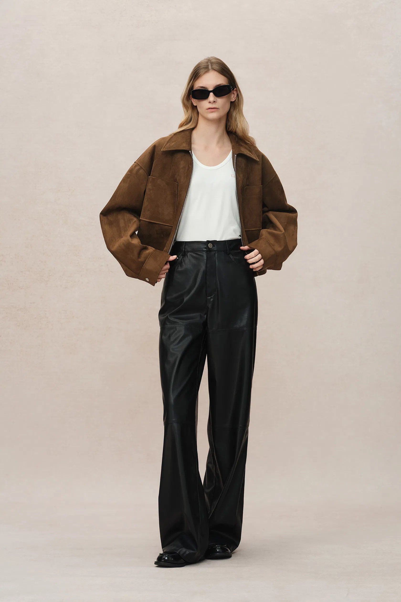 Coddenham Jacket in Faux Suede | Fabrique