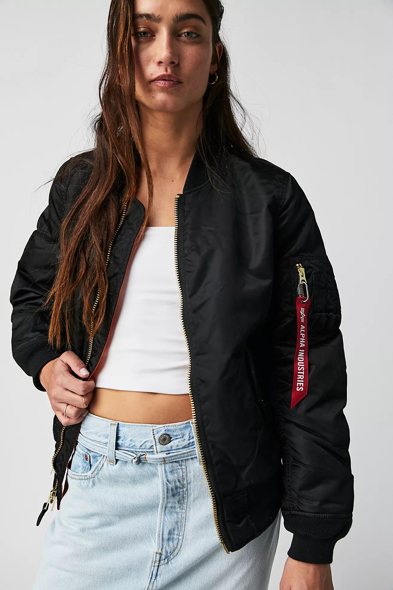 Alpha Industries Ma-1w Jacket | Free People (Global - UK&FR Excluded)