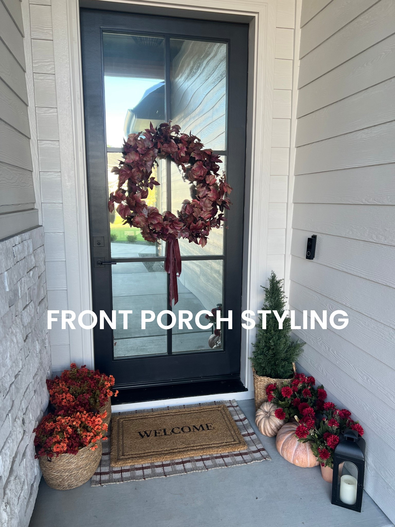 Fall Front Porch 

#LTKSeasonal #LTKHome #LTKFindsUnder50