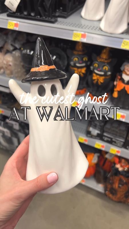 The cutest light up ghost at Walmart! $6.84

#walmart #walmarthalloween #ghostdecor #halloween #walmartfinds 

#LTKHalloween #LTKhome #LTKSeasonal