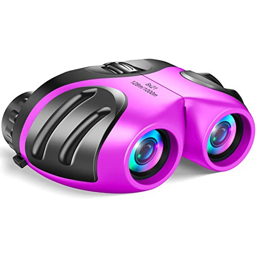 LET'S GO! Great Toys for Girls Boys Kids Age 3-9, Shockproof Binoculars Compact 8x21 High Resolution Fun Toys for Birthday for 5-9 Year Old Kids Girls Boys | Amazon (US)