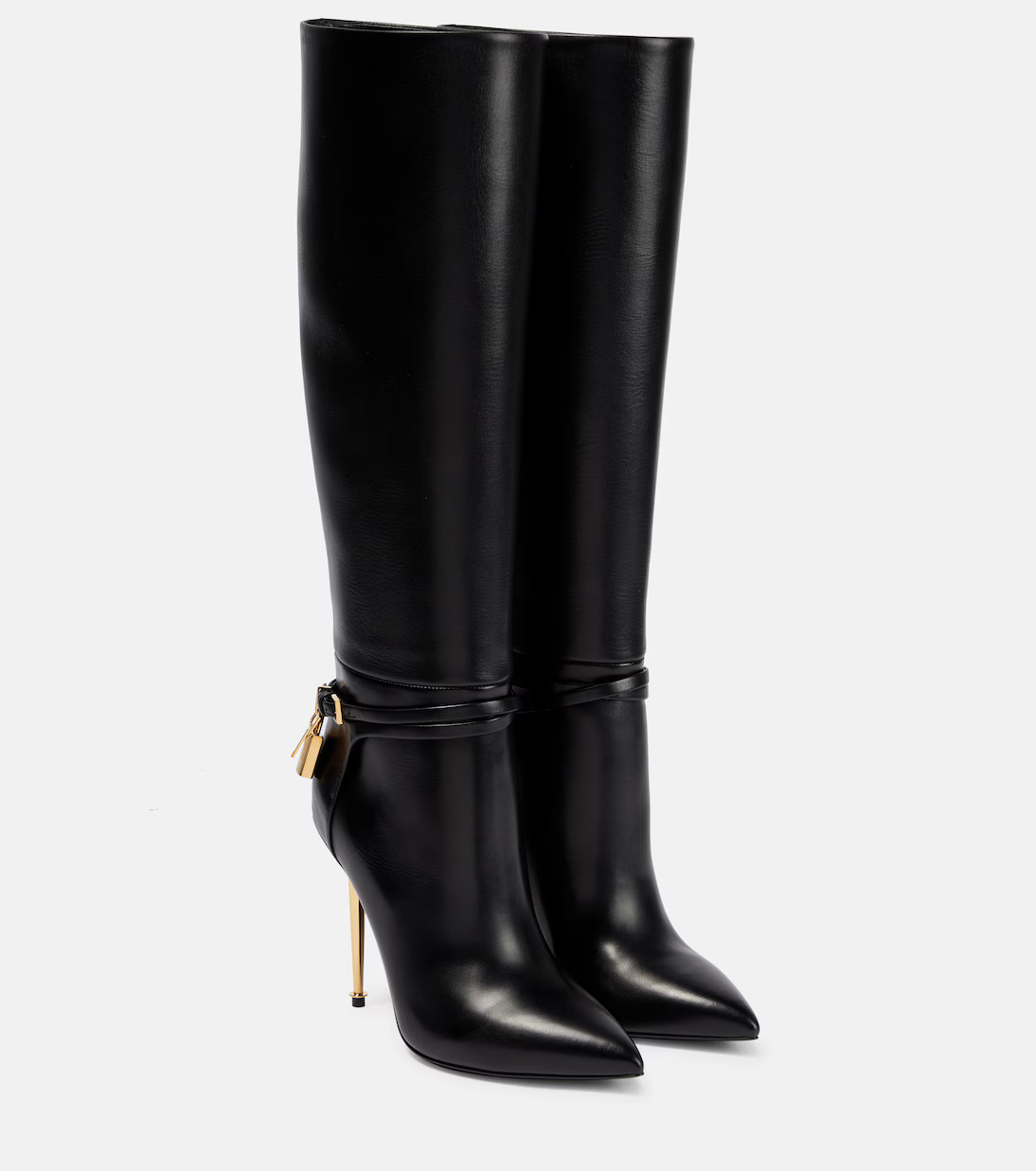 Padlock 105 leather knee-high boots | Mytheresa (US/CA)