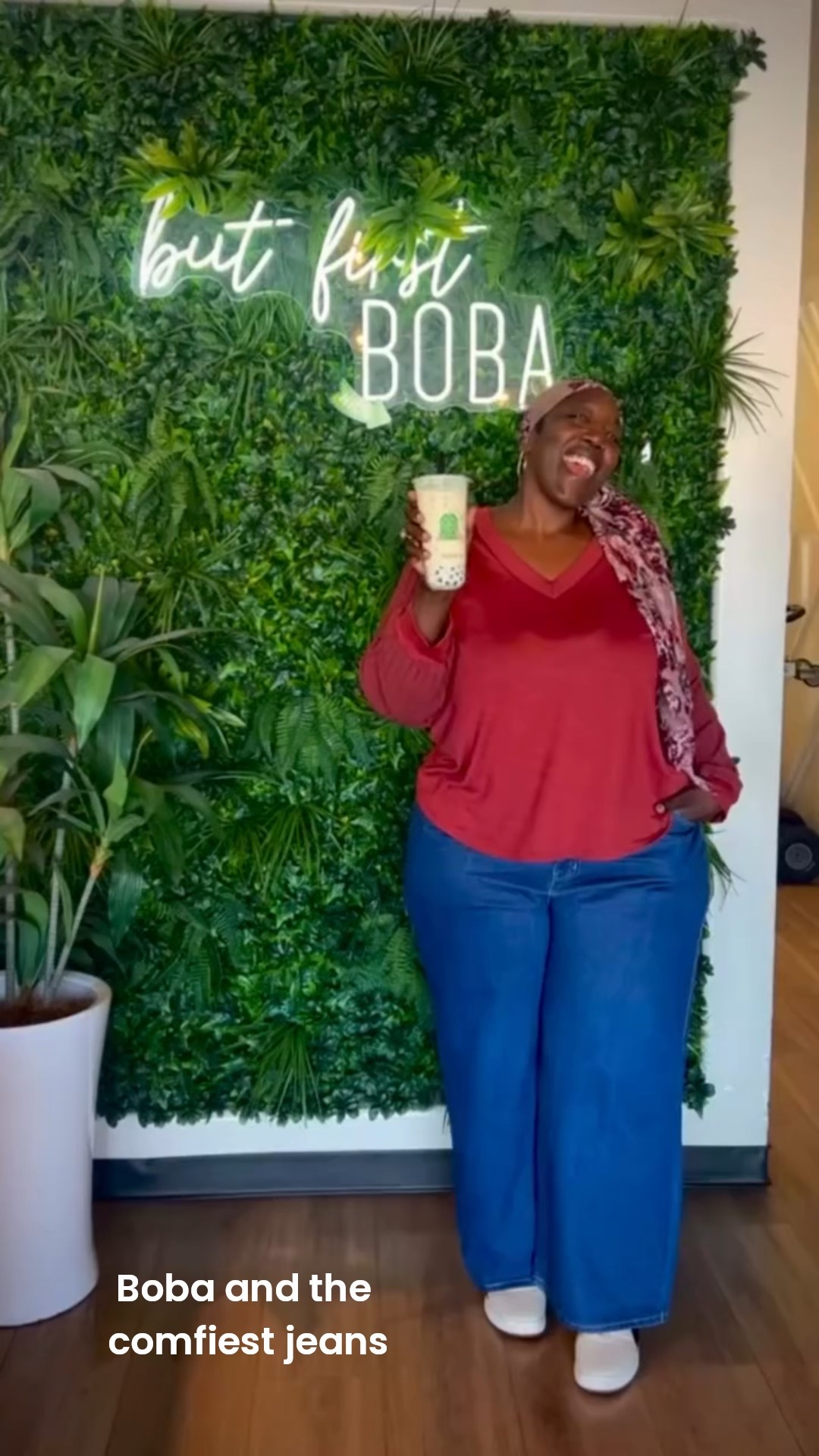 Nothing like a weekend with a good drink and comfy jeans! Loving this look from SHEIN! Shop the look! 

#LTKOver40 #LTKPlusSize