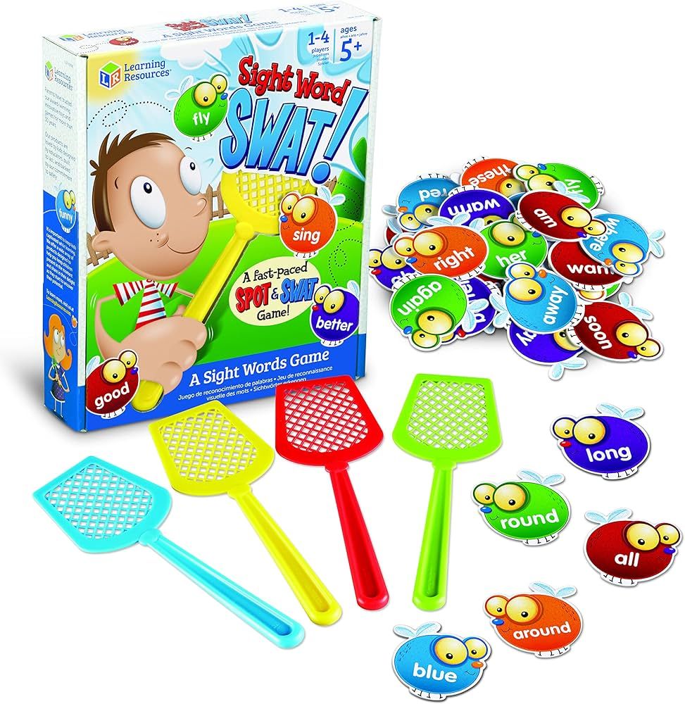 Learning Resources Sight Word Swat ® a Sight Words Game - 114 Pieces, Ages 5+ Educational Games for  | Amazon (US)