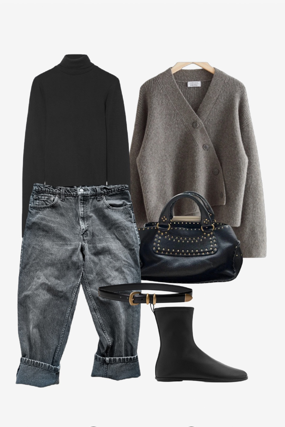 If have been wanting some flat leather sock boots that have the Row vibe minus the $2000+ price tag. I saw some at Mango and they kept selling out but I got lucky with a restock. They are exactly what I was looking for. 
Jeans and bag are vintage. 
•
#winteroutfit #celine #wintertrends #torontostylist #StyleOver40  #secondhandFind #fashionstylist #slowfashion #vintagestyle #fringejacket #FashionOver40  #vintagestyle #genX #genXStyle #shopSecondhand #genXInfluencer #genXblogger #secondhandDesigner 


#LTKOver40 #LTKStyleTip #LTKShoeCrush