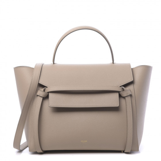 Grained Calfskin Mini Belt Bag Light Taupe | Fashionphile