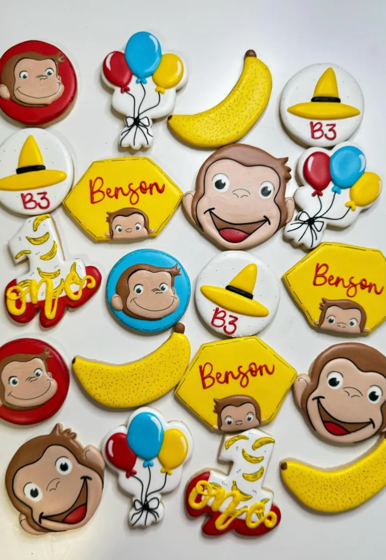 Cookies George El Curioso - Etsy | Etsy (Global)