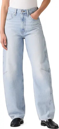 Cinch High Waist Barrel Jeans | Nordstrom Rack