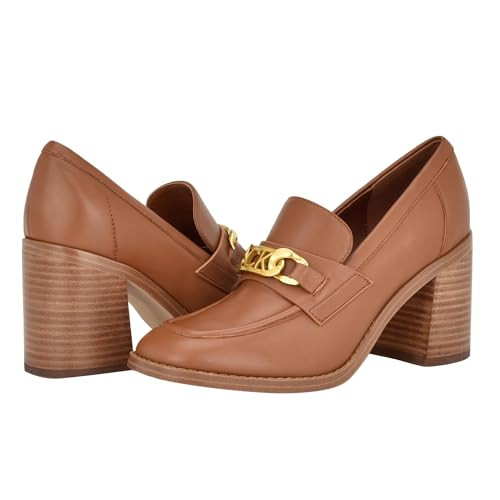 Calvin Klein Women's Roberte Pump, Medium Natural Leather, 8.5 | Amazon (US)