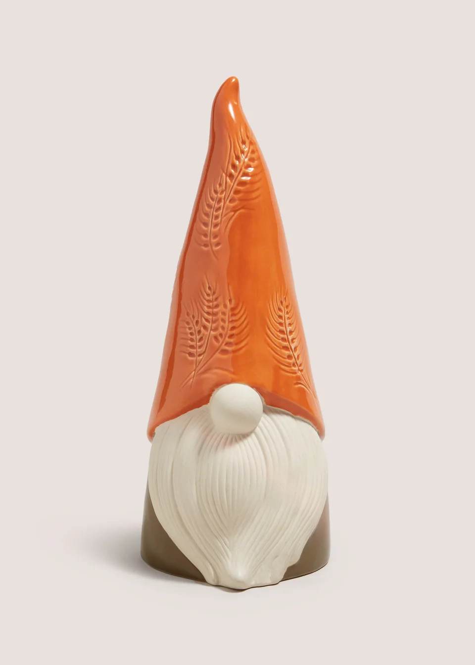 Brown Autumn Gnome Ornament (14x30x7.5cm) | Matalan (UK)