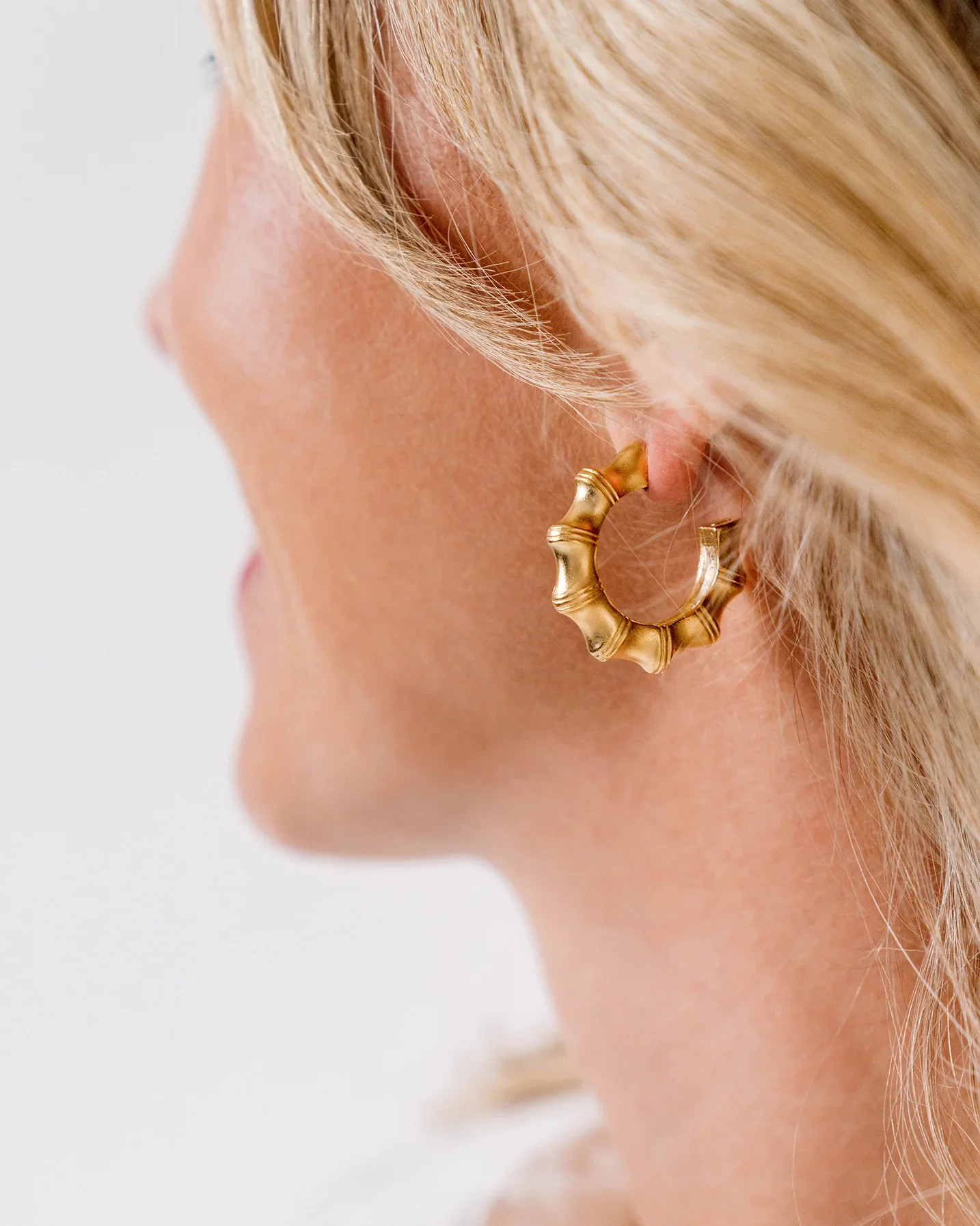 Estate Bamboo Hoop Earring | Emily McCarthy