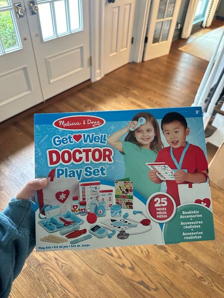 This doctor set is s fun!  It would make a great Easter gift!

Toddler toys, toys for toddler, playroom toys, doctor toys, doctor kit - pretend play, doctor play set 

#LTKbaby #LTKkids #LTKfamily