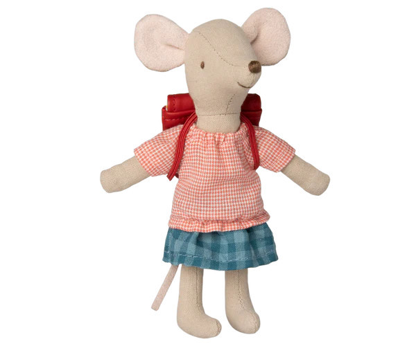 Tricycle Mouse, Big Sister - Red | MailegUSA