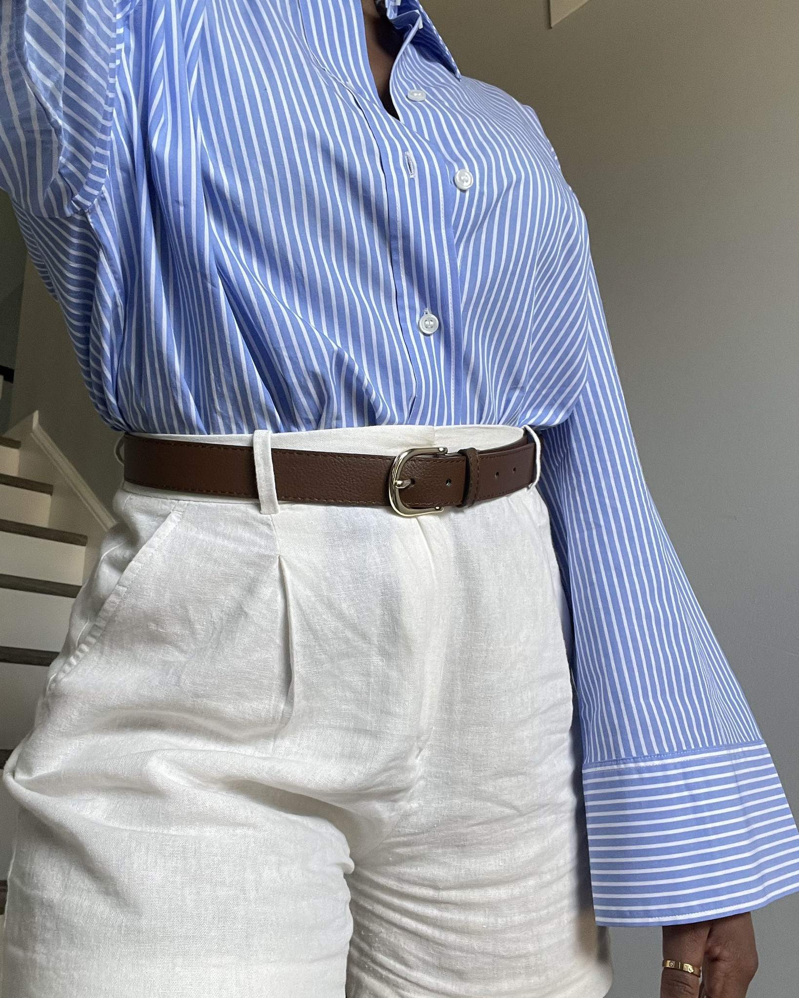 Love this fit! The top is sold out :( but it might come back — just hit the notify me button. I got a M in top.

#LTKStyleTip #LTKFindsUnder50