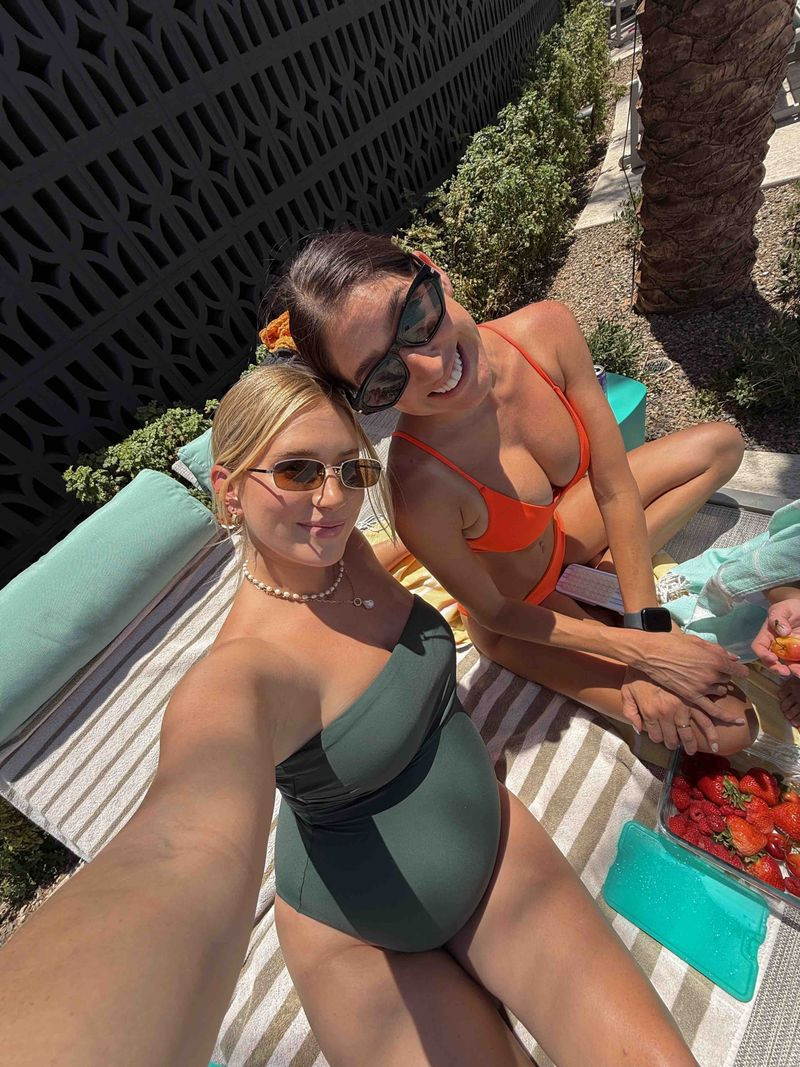 Pool day
j.Crew one piece that is maternity friendly 

 #LTKSaleAlert #LTKFindsUnder100 #LTKBump