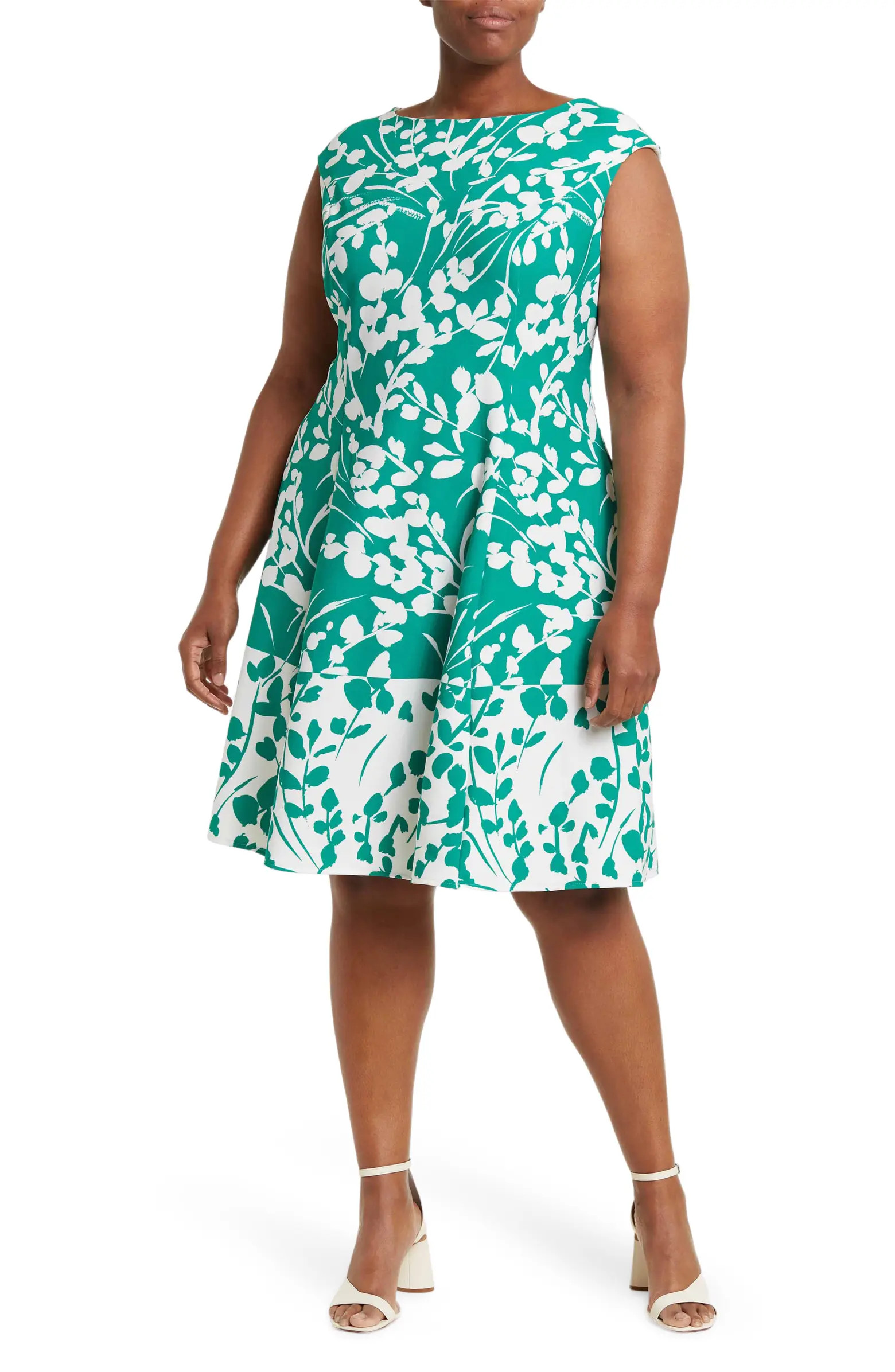 Cap Sleeve Fit & Flare Dress | Nordstrom Rack