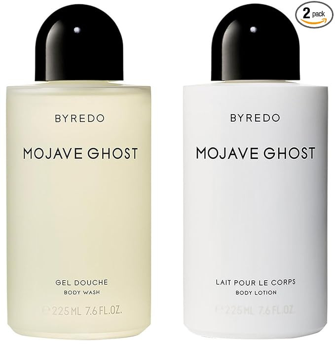 Byredo Mojave Ghost Body Wash and Body Lotion Boxed Gift Set 2 x 7.6 Fluid Ounces / 225 ml | Amazon (US)