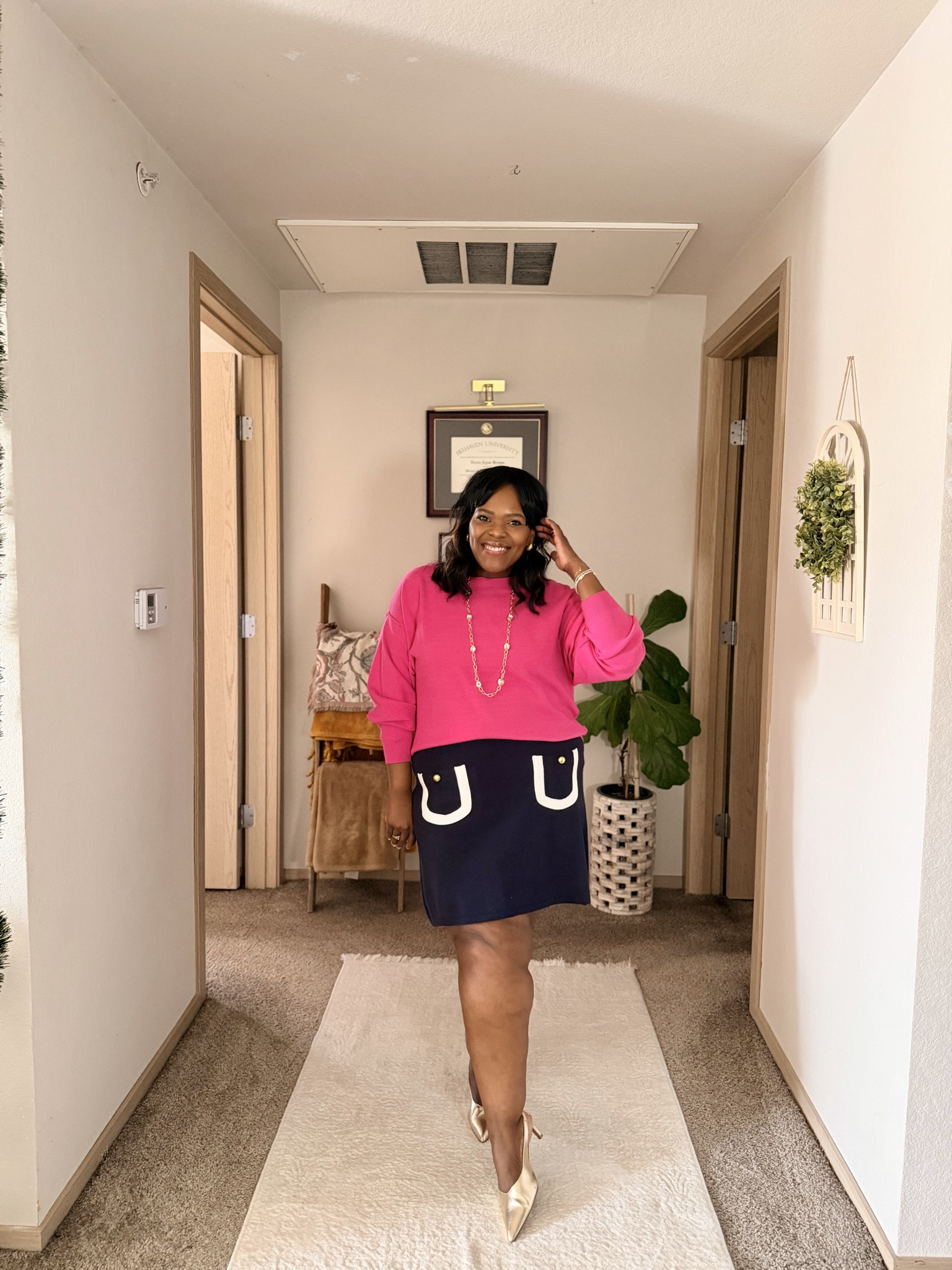 Love this Free Assembly navy skirt perfect for Spring! 🌸🌸🌸🌸

#LTKootd #LTKgrwm #LTKWorkwear