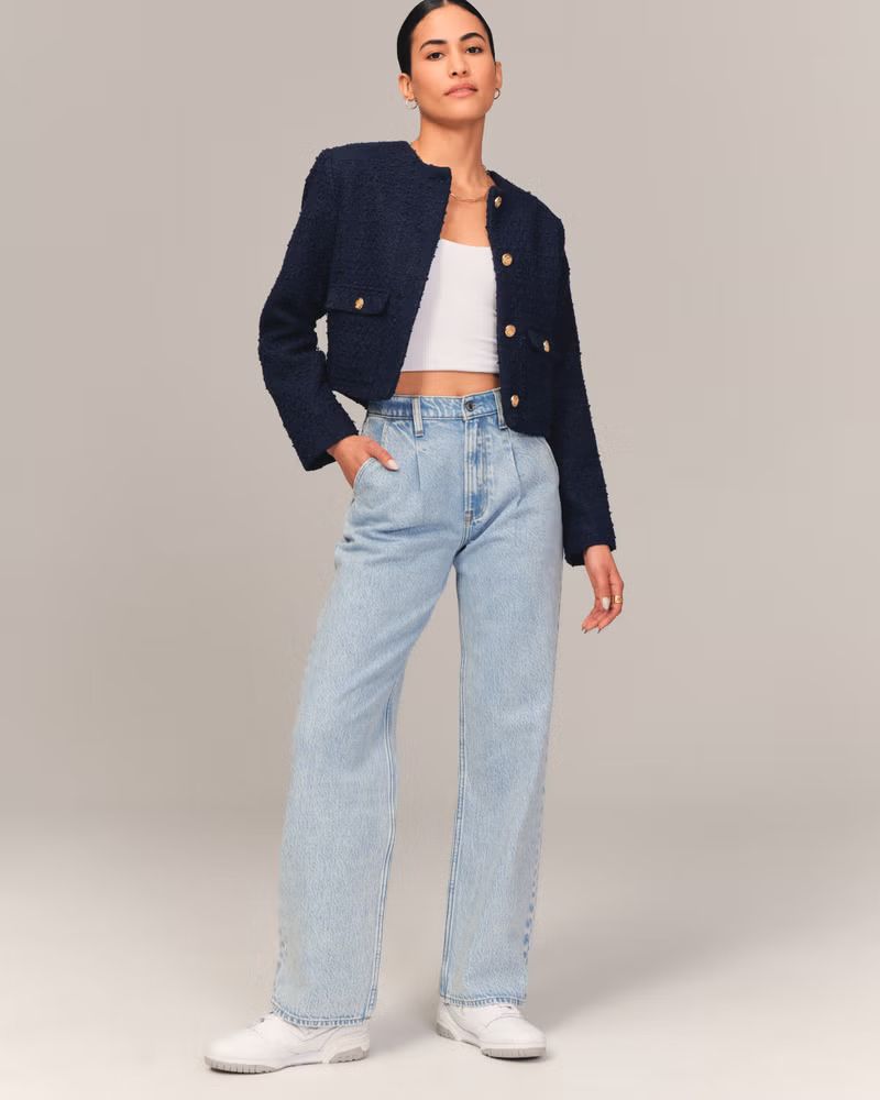 Women's High Rise Loose Jean | Women's Clearance | Abercrombie.com | Abercrombie & Fitch (US)