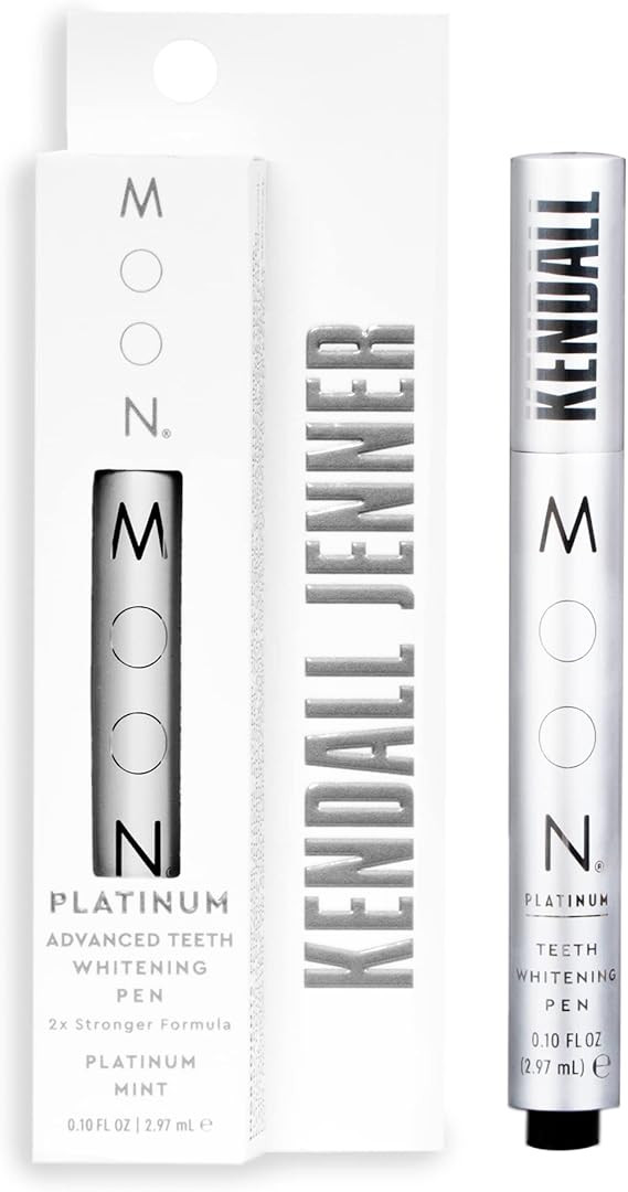 Amazon.com: MOON Platinum Teeth Whitening Pen Co-Created with Kendall Jenner, 2X The whitening Po... | Amazon (US)