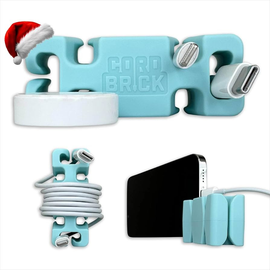 CordBrick Stocking Stuffers for Adults Cord Management Weighted Cord Holder Cable Wrap Phone Stan... | Amazon (US)