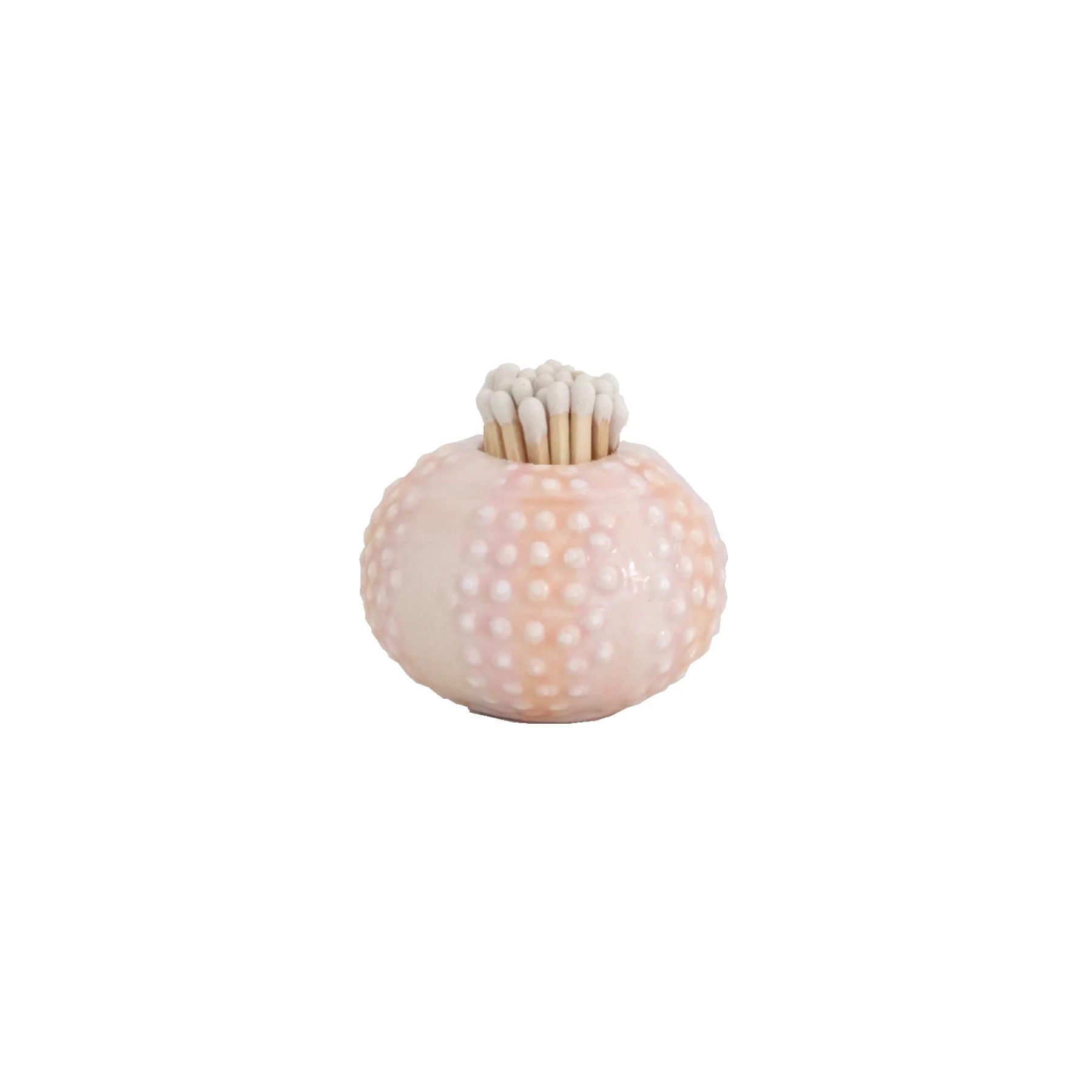 Sea Urchin Match Holder/ Striker in Blush | Lo Home by Lauren Haskell Designs