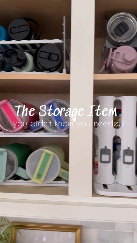 Must have Amazon kitchen organization and storage! Even fits your Stanleys! This cabinet caddy is perfect for spices or pill bottles. 

(5/8)

#LTKHome #LTKVideo #LTKStyleTip