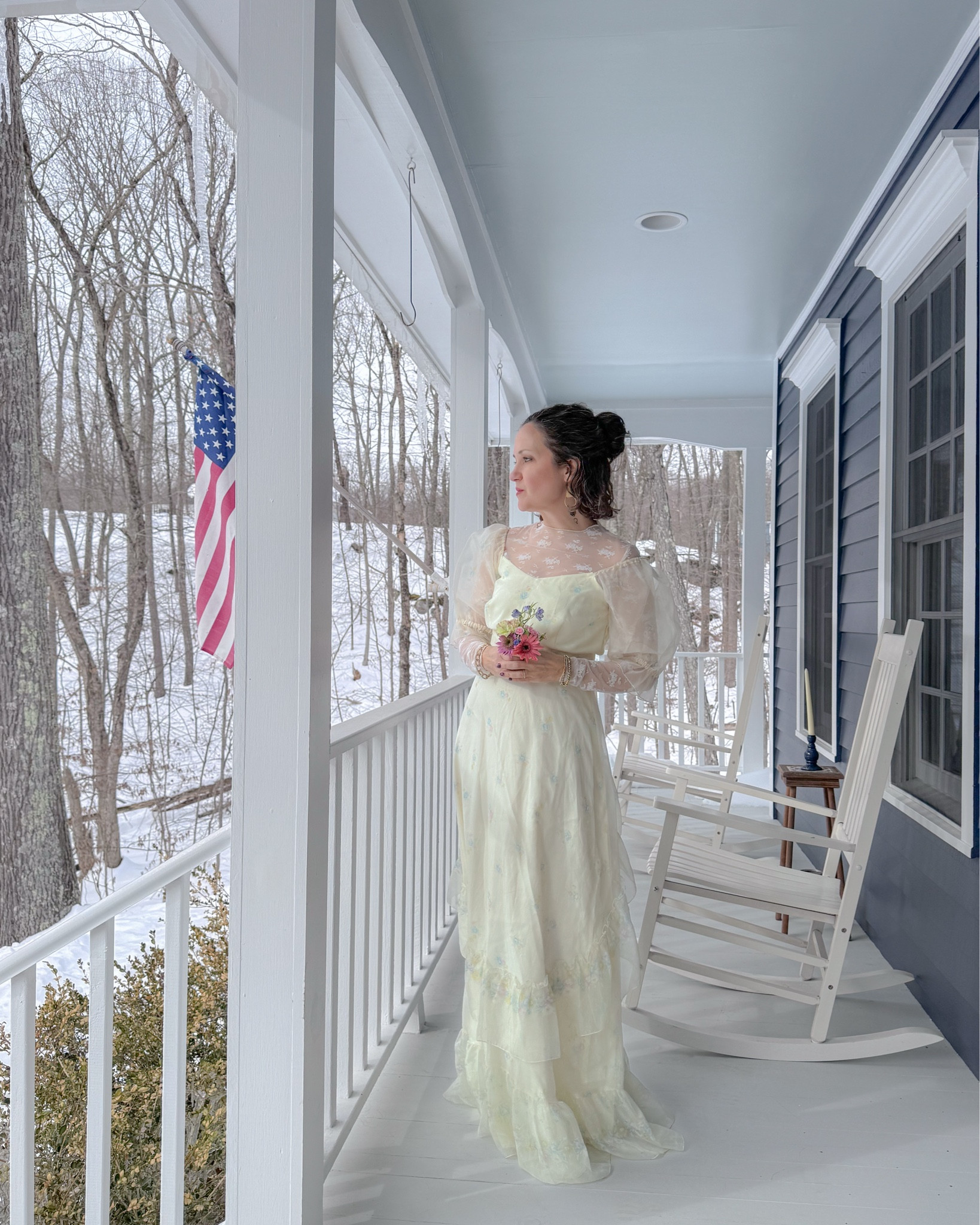 My Wuthering Heights/ Fashion Week look! Inspired by the movie 🎥 My dress is vintage. 

#LTKNYFW #LTKSeasonal