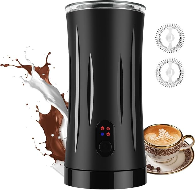 Milk Frother and Steamer, 4-in-1 Electric Frother Machine for Coffee with Hot & Cold Foam, Auto S... | Amazon (US)