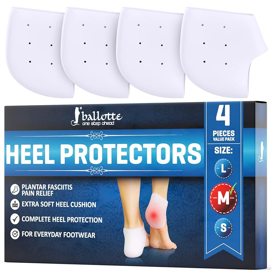 Ballotte Premium Silicone Heel Protectors for Shoes, Gel Heel Cups & Cushion Inserts for Women & ... | Amazon (US)