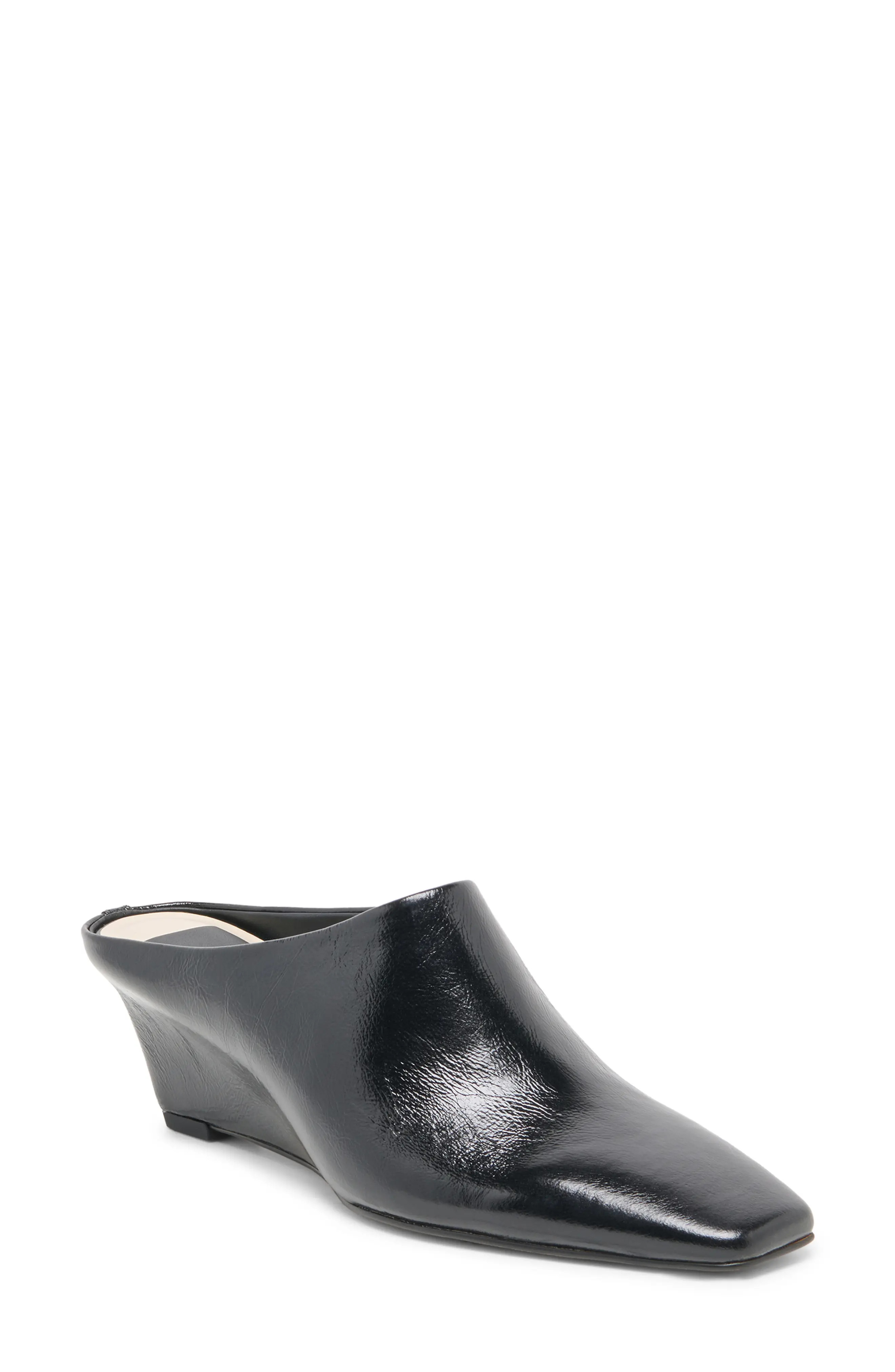 Dolce Vita Hilah Wedge Pump in Oxblood Crinkle at Nordstrom, Size 11 | Nordstrom