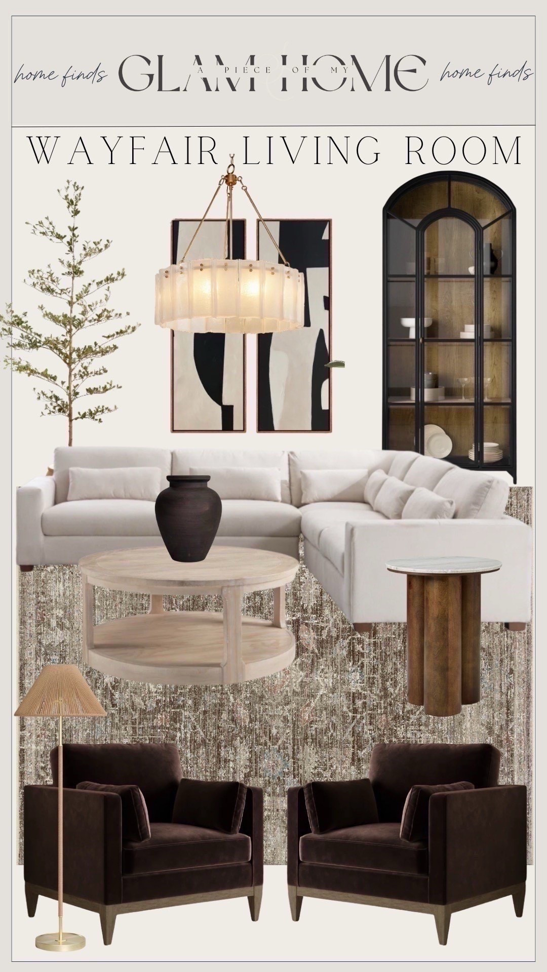 Wayfair living room! 


Trending home, accent table, coffee table, ceiling lighting, cabinet, faux tree, wall art, rug, accent chairs 




#liketkit 
@shop.ltk
https://liketk.it/5S3oA




#liketkit #LTKSeasonal #LTKU #LTKHome
@shop.ltk
https://liketk.it/676nu