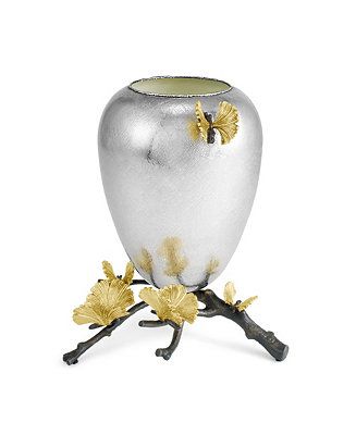 Michael Aram Butterfly Ginkgo Medium Vase - Macy's | Macy's