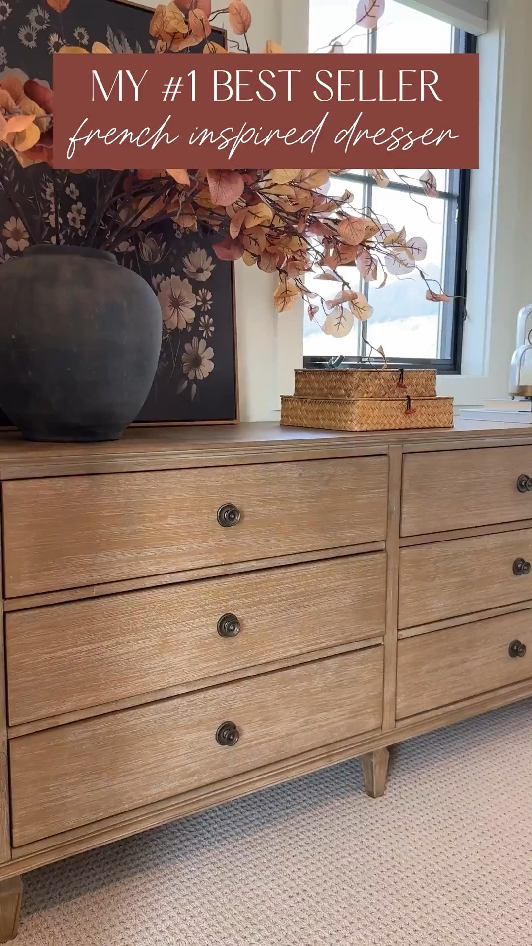This is one of those pieces I keep coming back to for a reason.

If you love the charm of vintage furniture but not the price tag, this French-inspired dresser gives you that beautifully collected, antique feel without the hunt. The classic detailing, warm finish, and timeless silhouette make it work in bedrooms, entryways, dining spaces, and just about anywhere that needs a little character.

It’s easy to see why this has been one of my most-loved finds.

#LTKHome #LTKvlog #LTKmomlife