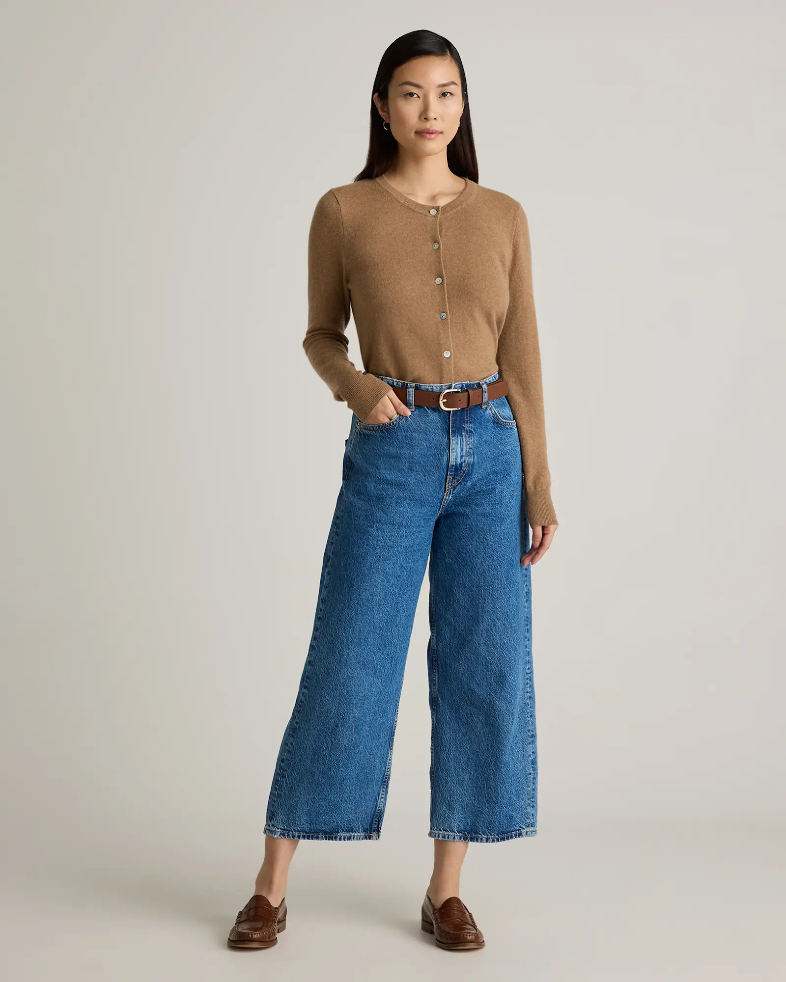 Mongolian Cashmere Cardigan Sweater | Quince | Quince