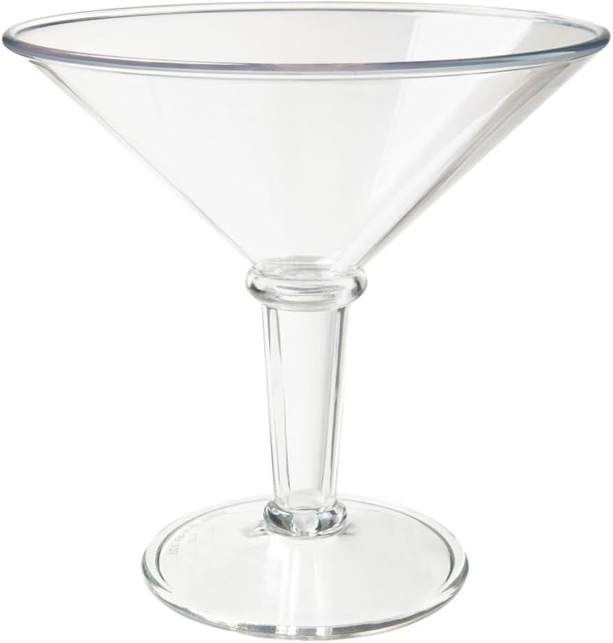 G.E.T. SW-1419-1-SAN-CL Shatterproof Jumbo Martini Cocktail Glass, BPA Free, 48 Ounce, Clear | Amazon (US)
