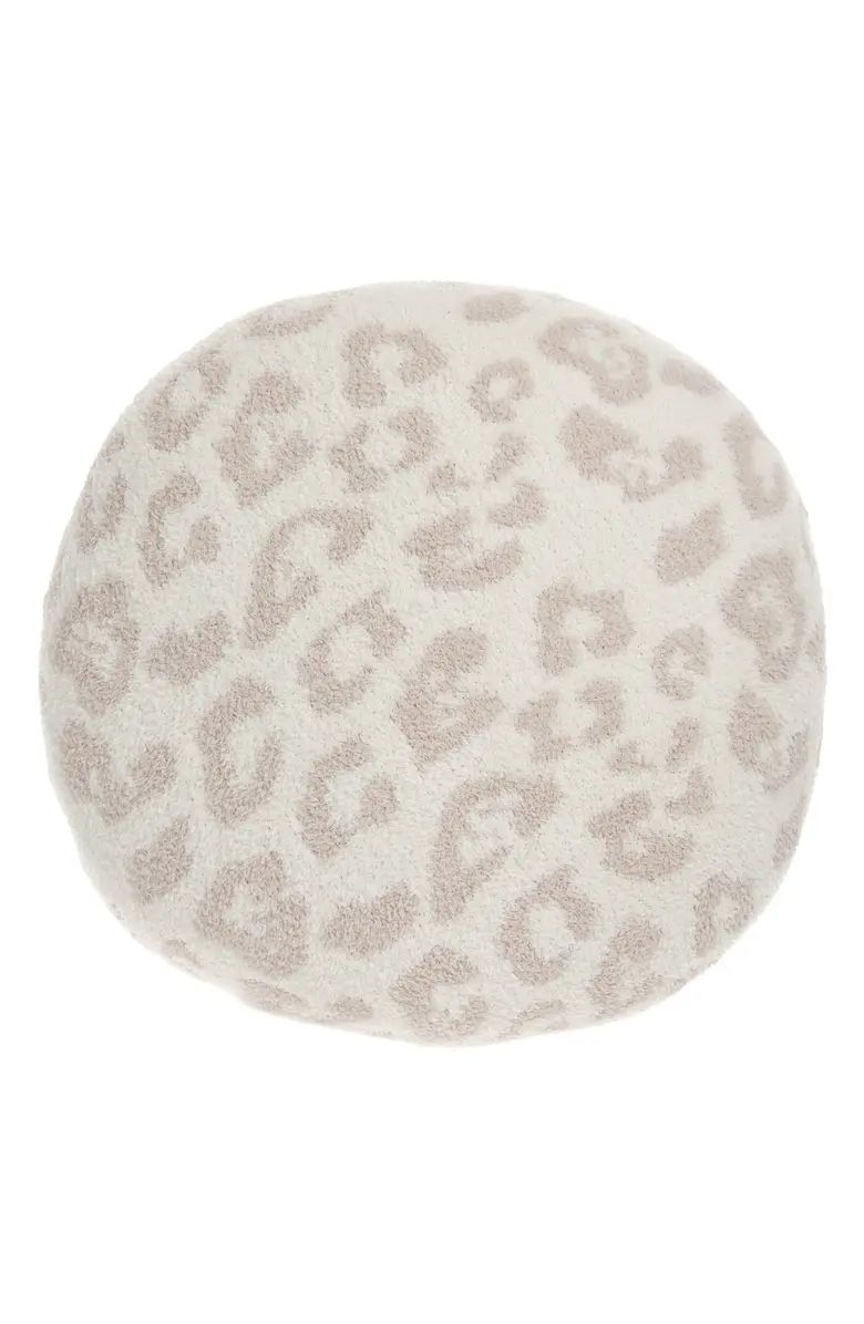 Barefoot Dreams® In the Wild Round Leopard Print Pillow | Nordstrom | Nordstrom