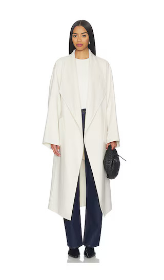 Coreen Trench Coat in Whisper White | Revolve Clothing (Global)