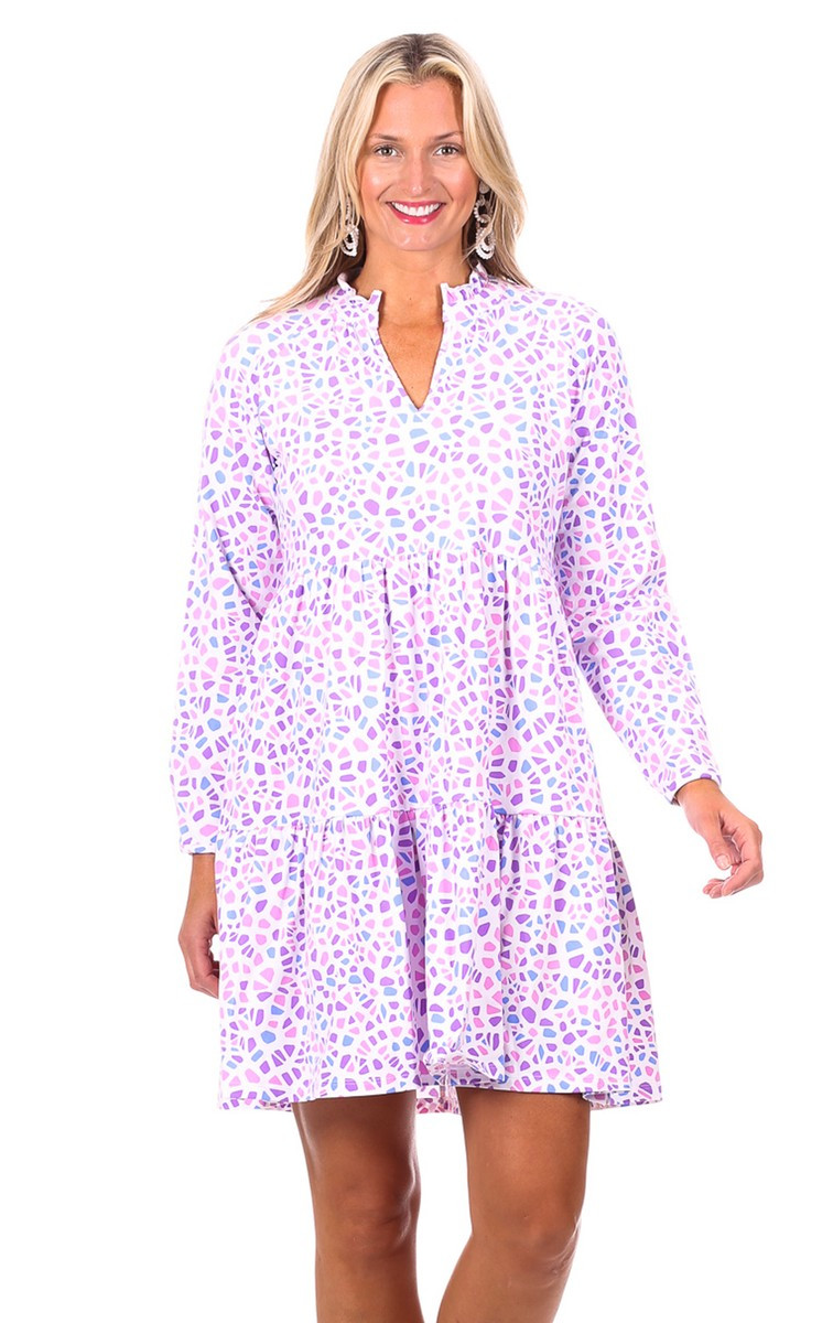 Fiona Dress in Spring Mosaic | Duffield Lane