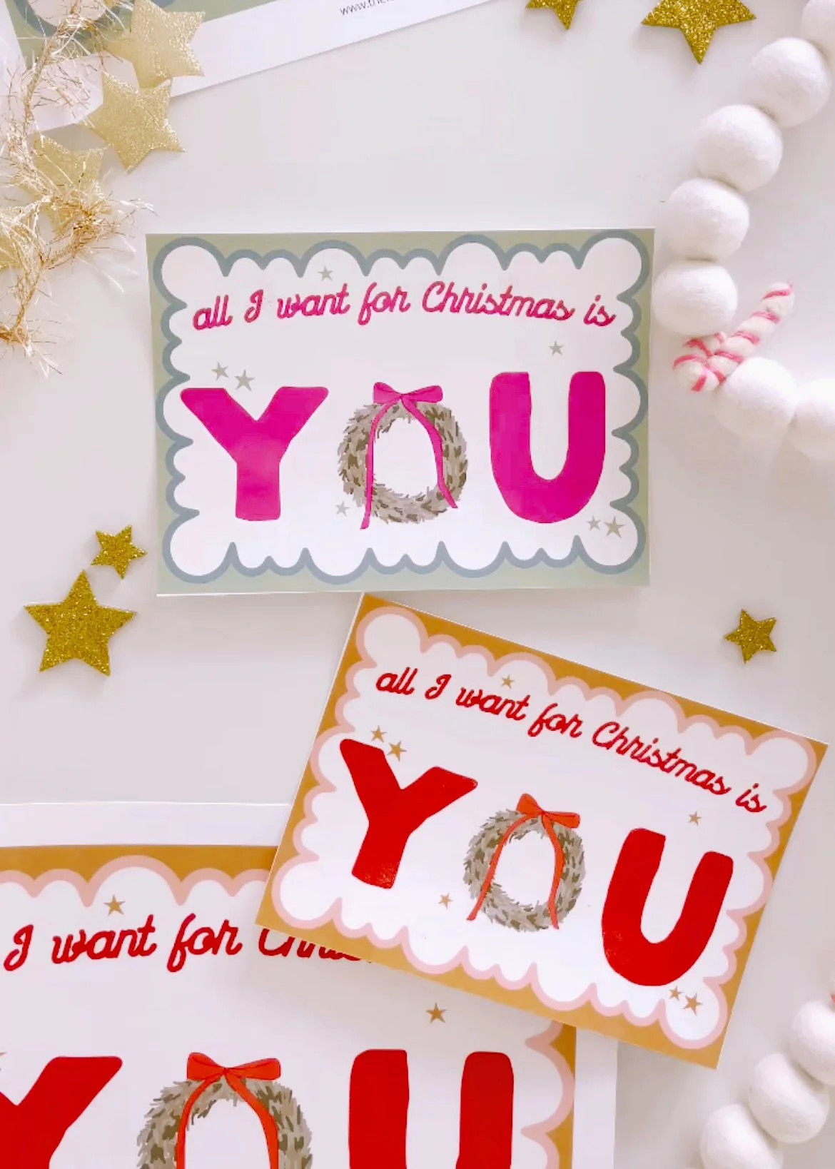 Christmas Placemats and treat holders | Printable gift | The Letter Vee