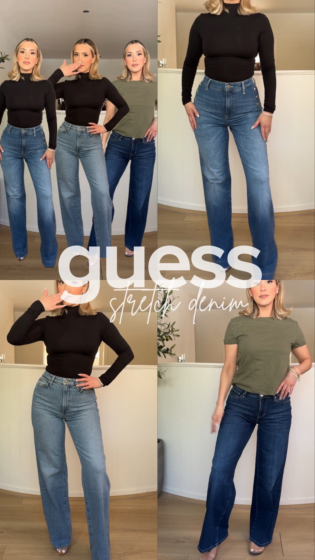 My denim needs to have stretch 👏🏼 these styles are so good 🙌🏼 also petite-friendly! Wearing size 27 

#LTKootd #LTKHoliday #LTKgrwm