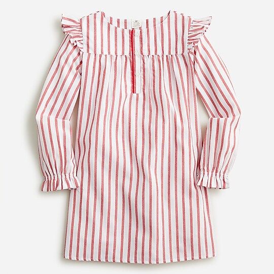Girls' long-sleeve printed nightgown | J.Crew US