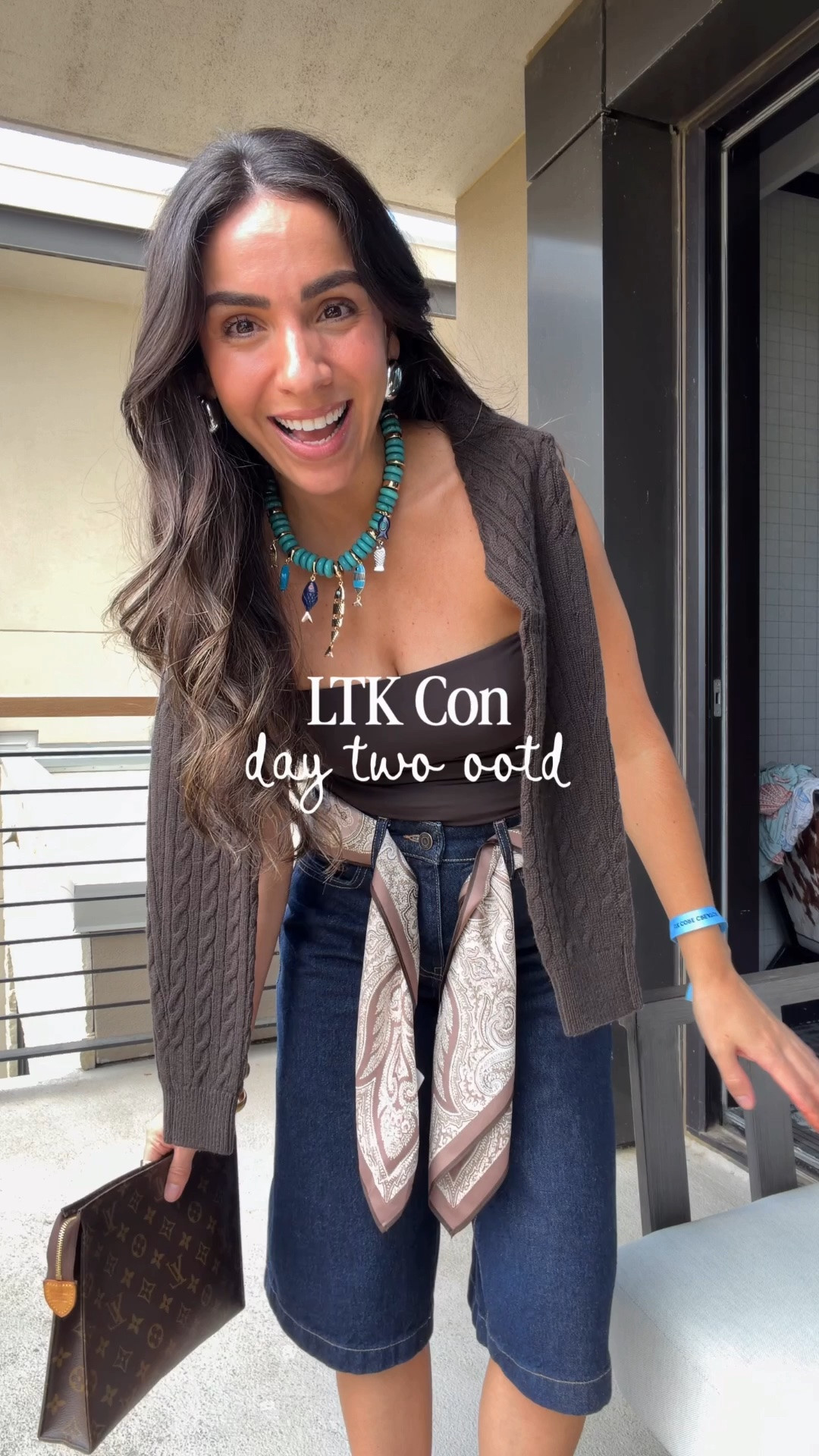 Size 25 in the jorts, I LOVE THEM!! I’m 5’2 - if I can rock them, so can you!! Size XS in tube top and sweater

#LTKCon #LTKootd #LTKstorytime