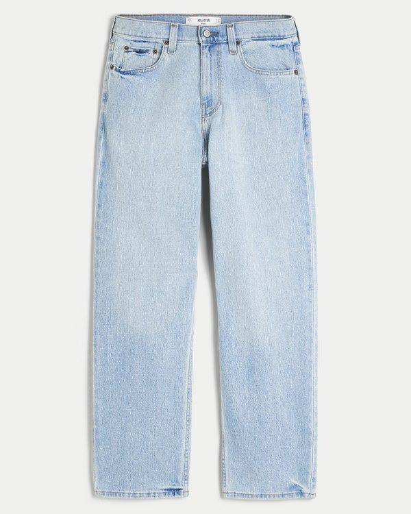 Light Wash Baggy Jeans | Hollister (US)