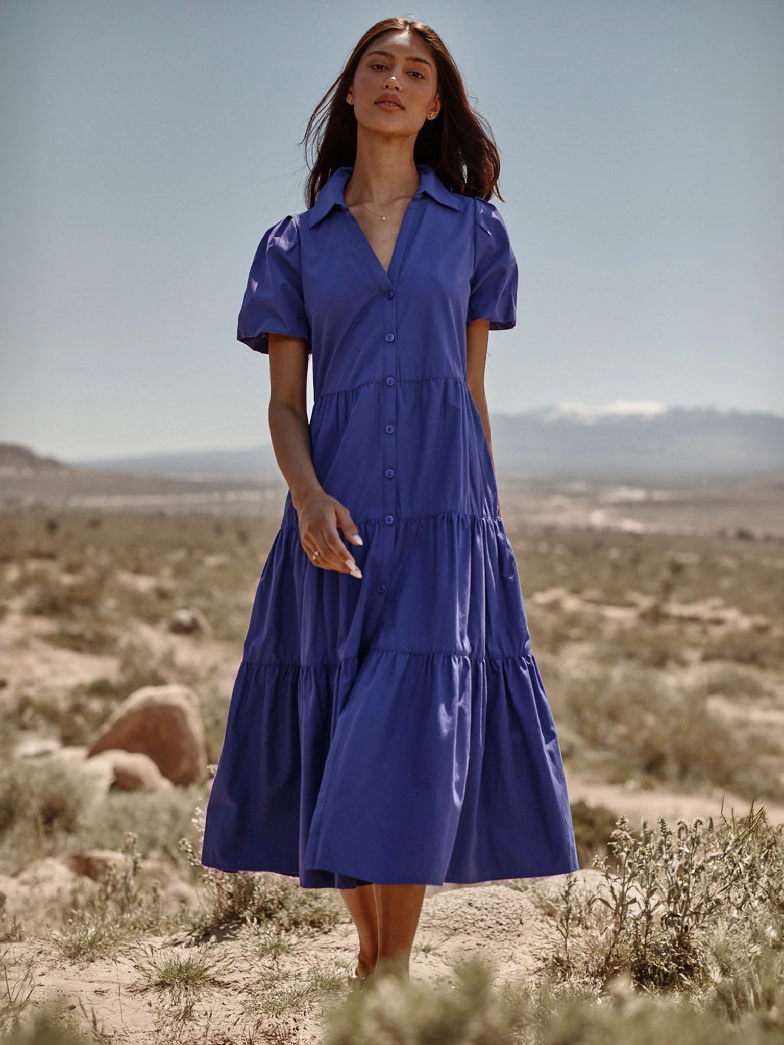 Women's Havana Dress in Cobalt Blue | Brochu Walker | Brochu Walker