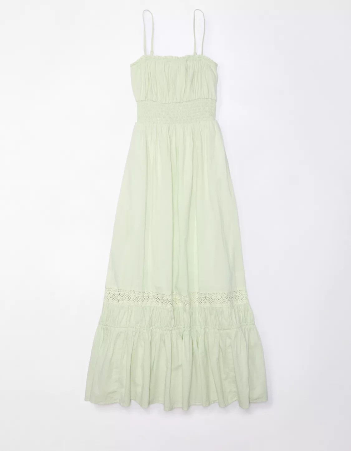 AE Smocked Waist Midi Dress | American Eagle Outfitters (US & CA)